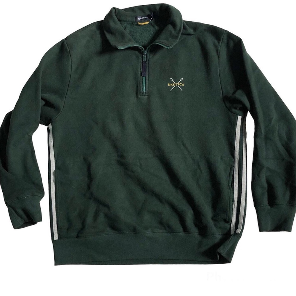 Men’s vintage Nautica green sweater